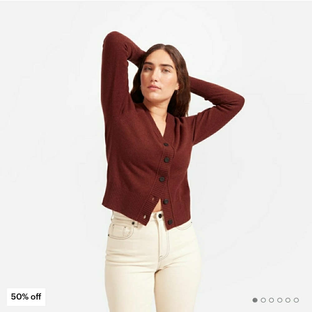 Everlane ReCashmere Varsity Cardigan